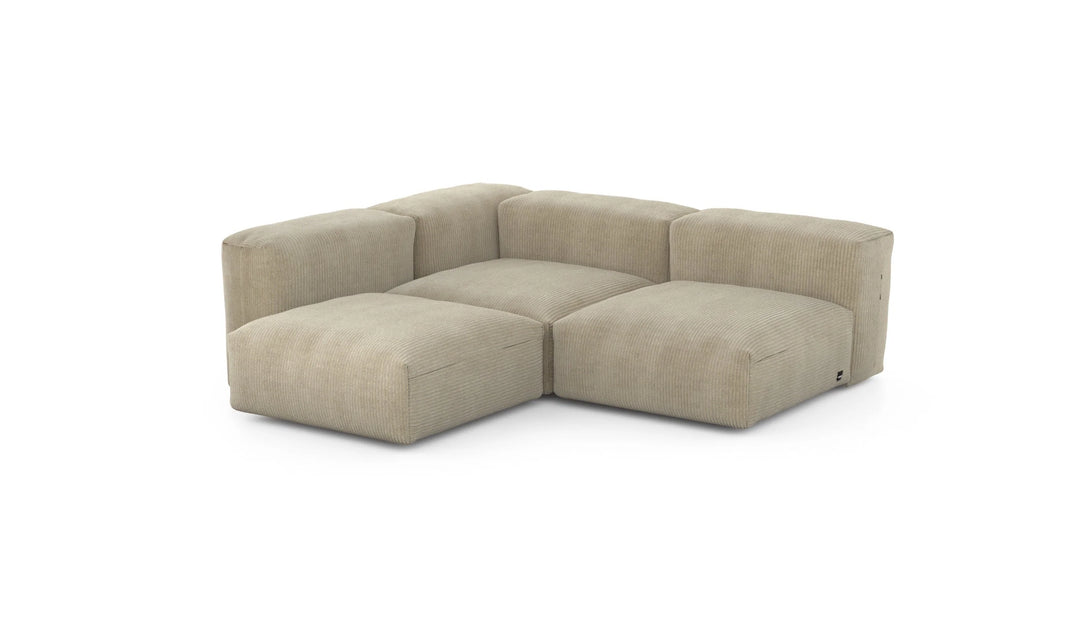 CORD VELOURS THREE MODULE SOFA  VK