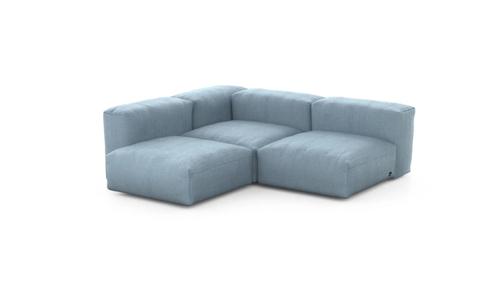 HERRINGBONE THREE MODULE OUTDOOR SOFA  VK
