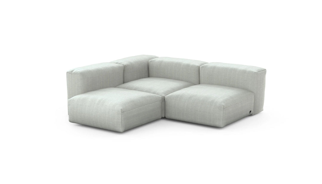 HERRINGBONE THREE MODULE OUTDOOR SOFA  VK