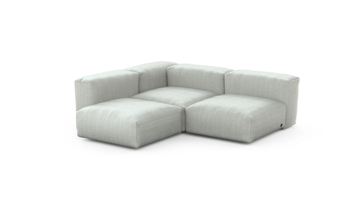 HERRINGBONE THREE MODULE OUTDOOR SOFA  VK