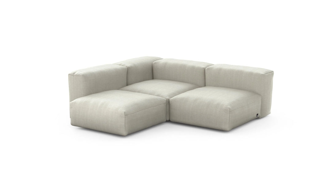 HERRINGBONE THREE MODULE OUTDOOR SOFA  VK